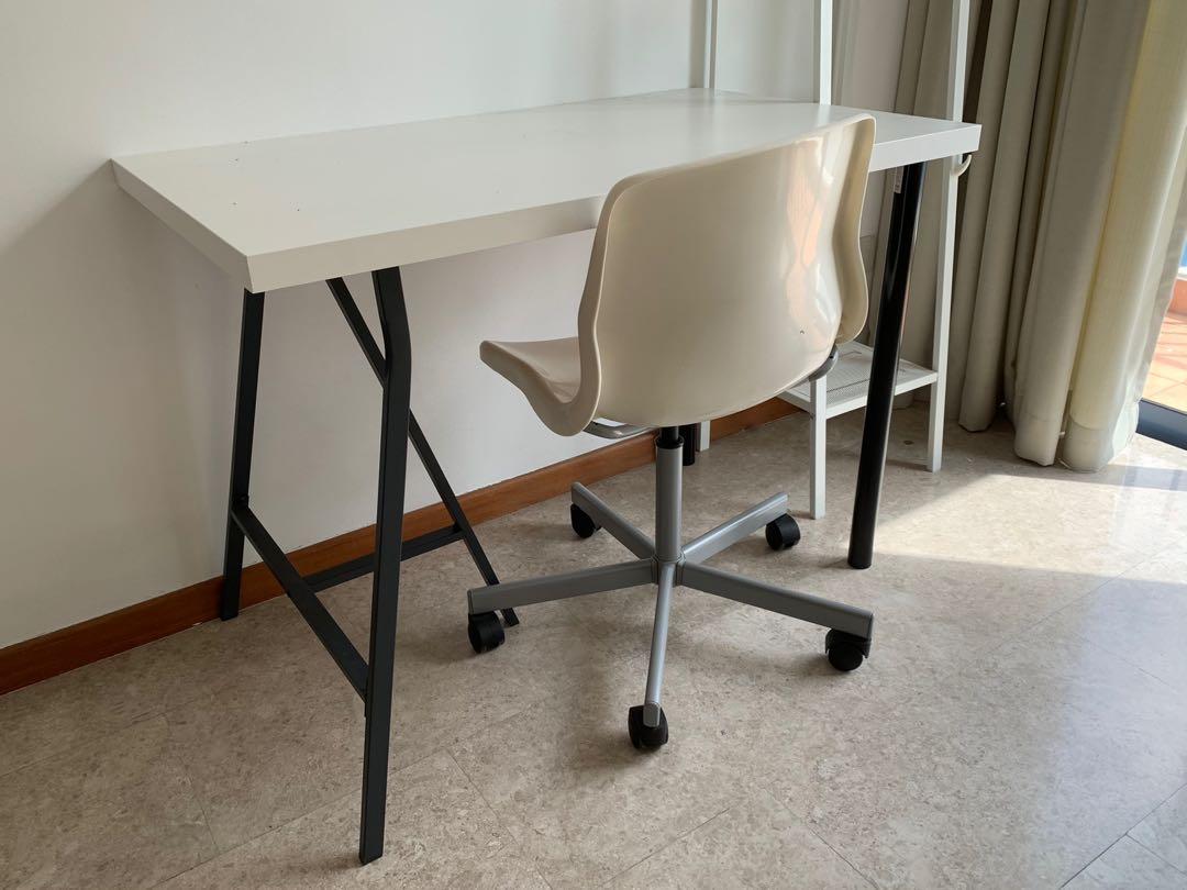Linnmon desk online 59 inch