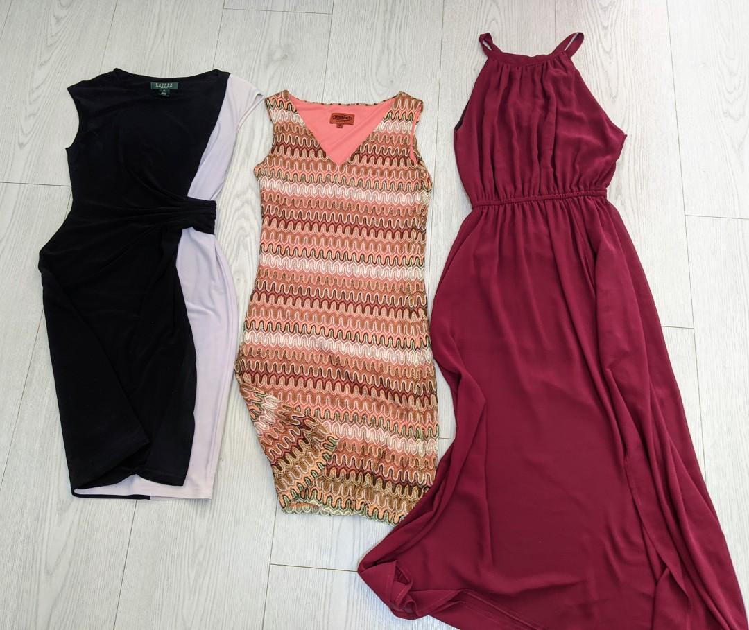 ralph lauren red maxi dress