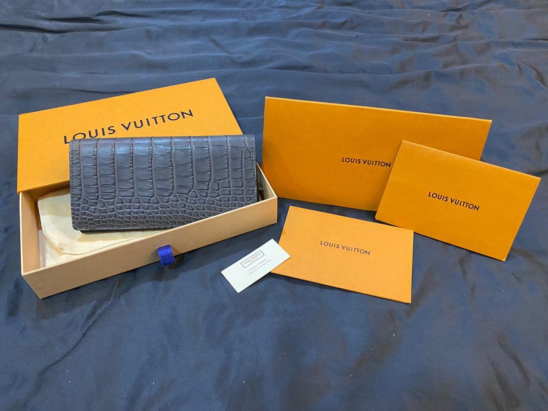 Lv crocodile wallet discount