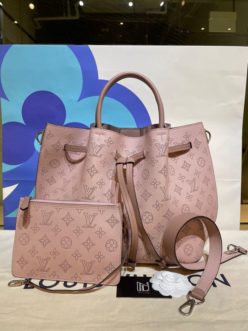 Louis Vuitton Girolata Magnolia Mahina Leather Bag