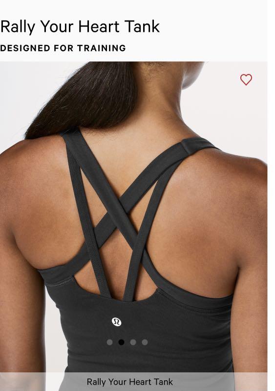 lululemon rally your heart tank