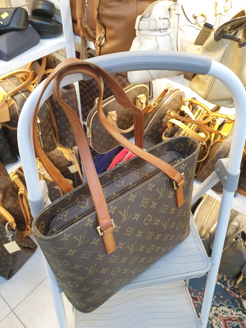 Sold at Auction: AUTHENTIC LOUIS VUITTON LUCO MONOGRAM CANVAS TOTE BAG