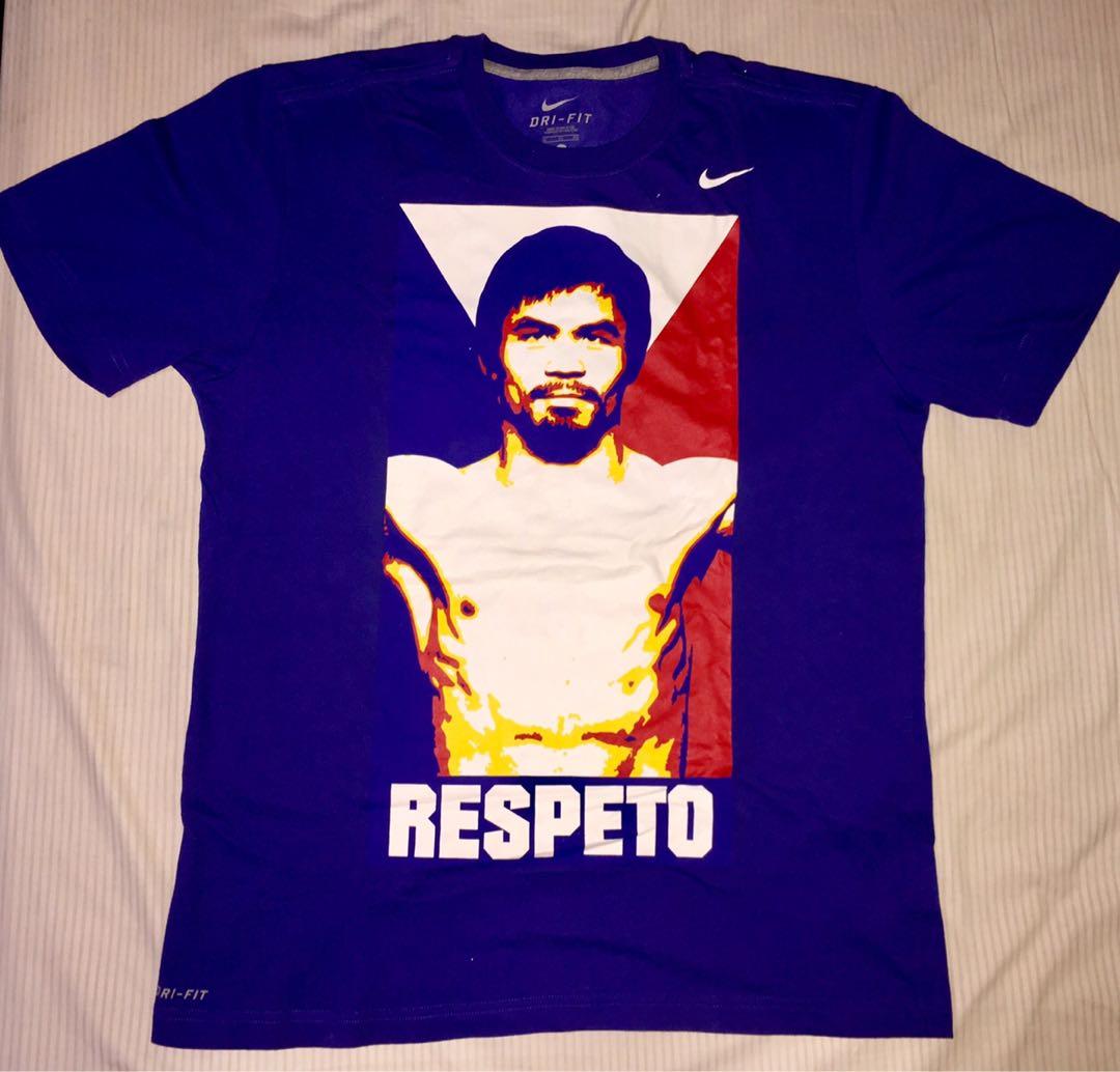Verdorde Motivatie binnenvallen Manny Pacquiao Nike Dri-fit Shirt “Respeto”, Men's Fashion, Tops & Sets,  Formal Shirts on Carousell