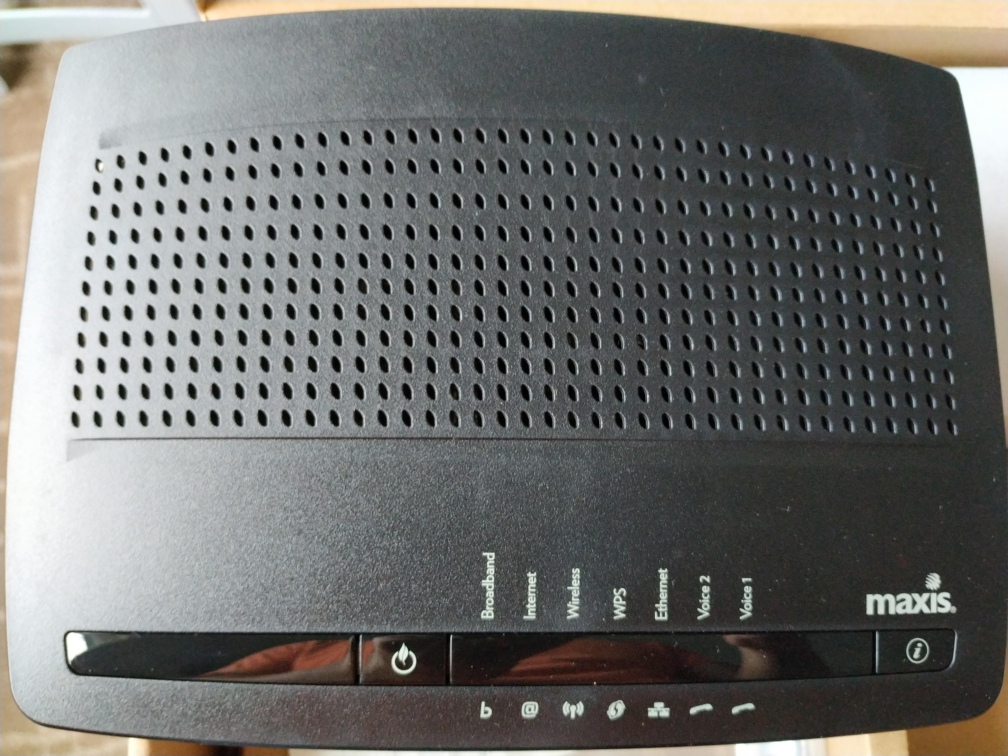 Maxis Router, Computers & Tech, Parts & Accessories, Computer Parts on ...