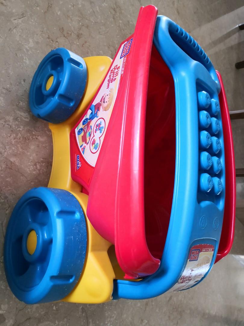 Mega Bloks Fill dump wagon Hobbies Toys Toys Games on Carousell