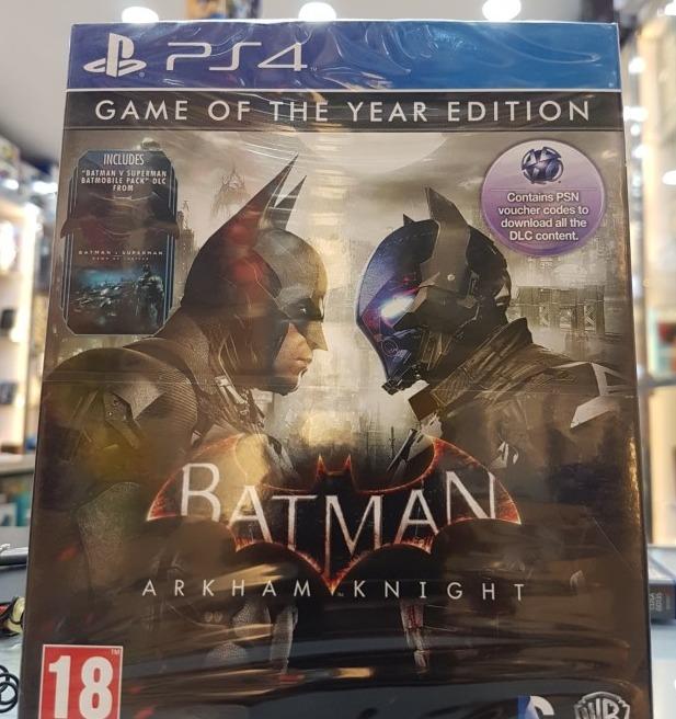 NEW AND SEALED PS4 / PS5 Game Batman Arkham Knight Game Of The Year GOTY  Edition R2