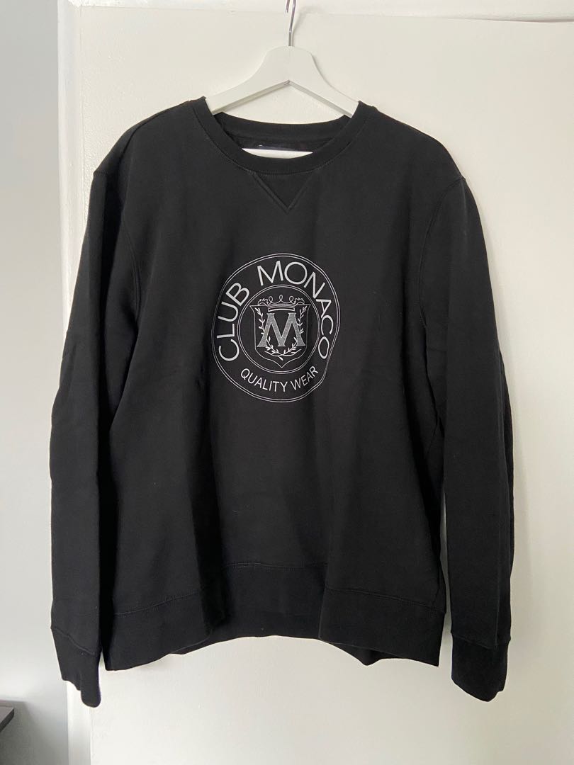Club monaco heritage crest sweater top