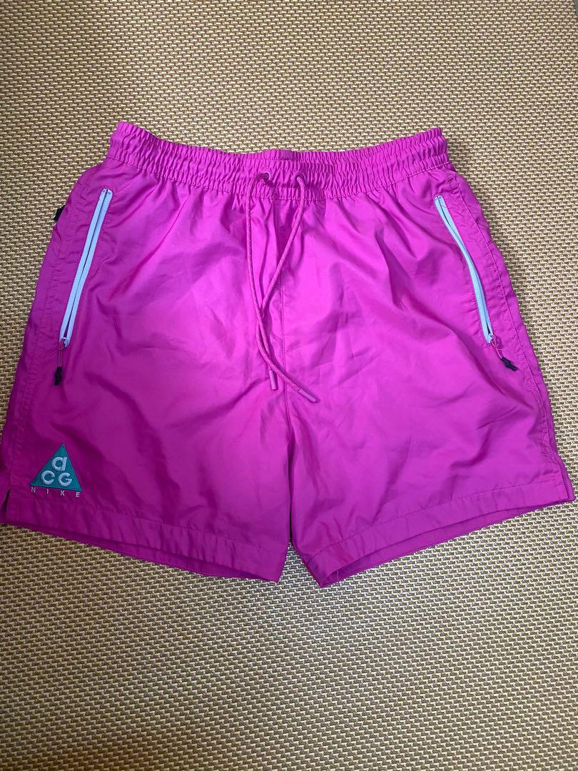 nike acg shorts pink