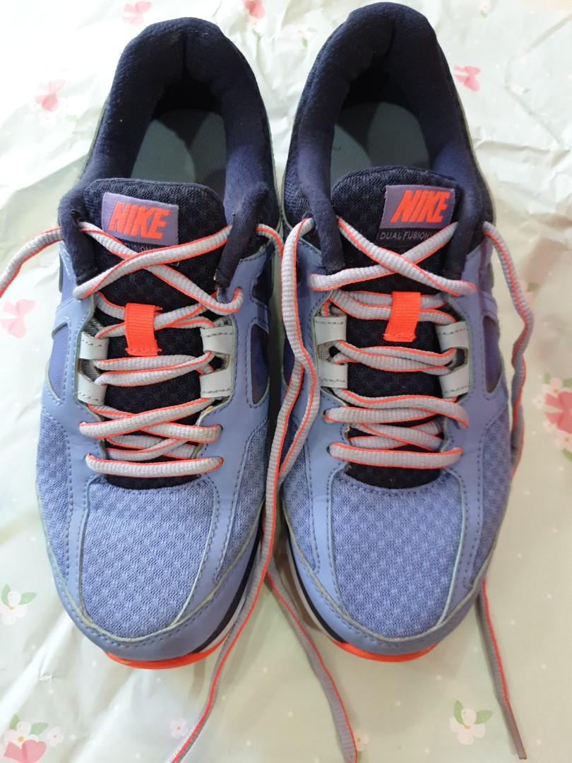 nike blue and orange shoes