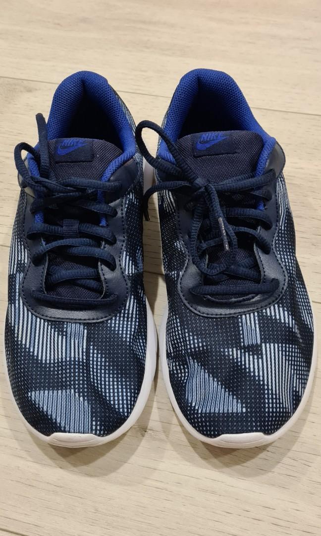 Nike Tanjun Print Obsidian Deep Royal White