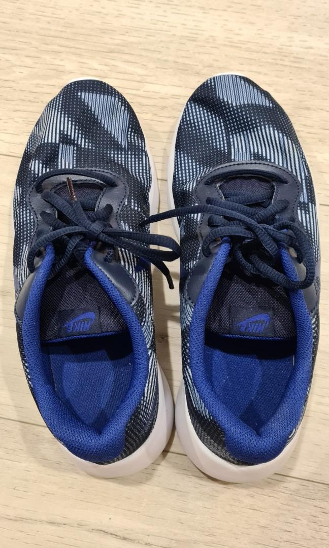 Nike Tanjun Print Obsidian Deep Royal White Babies Kids Babies