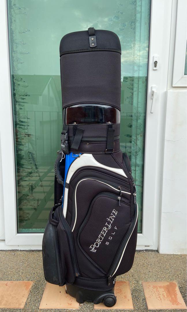 Porterline Travel Golf Bag with Hard Cover, Sports Equipment, Sports
