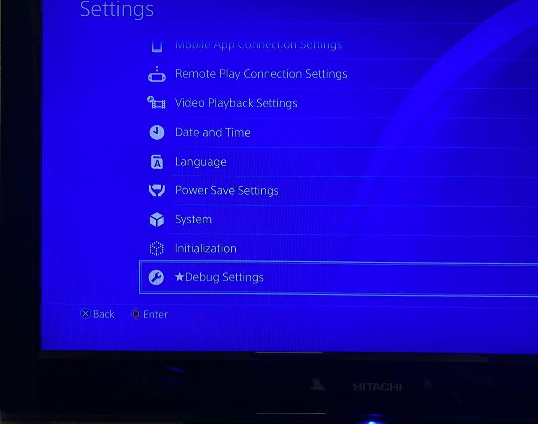 Ps4 6.72 debug settings deals