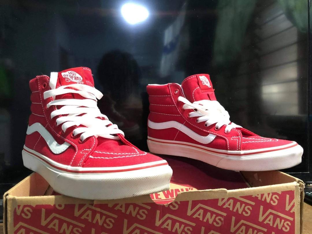 red vans high