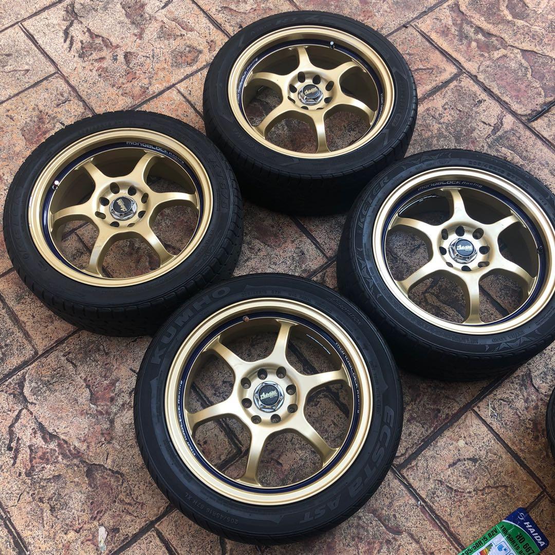 リングノート YOKOHAMA ADVAN RG 16×7J off47 5H pcd 自動車