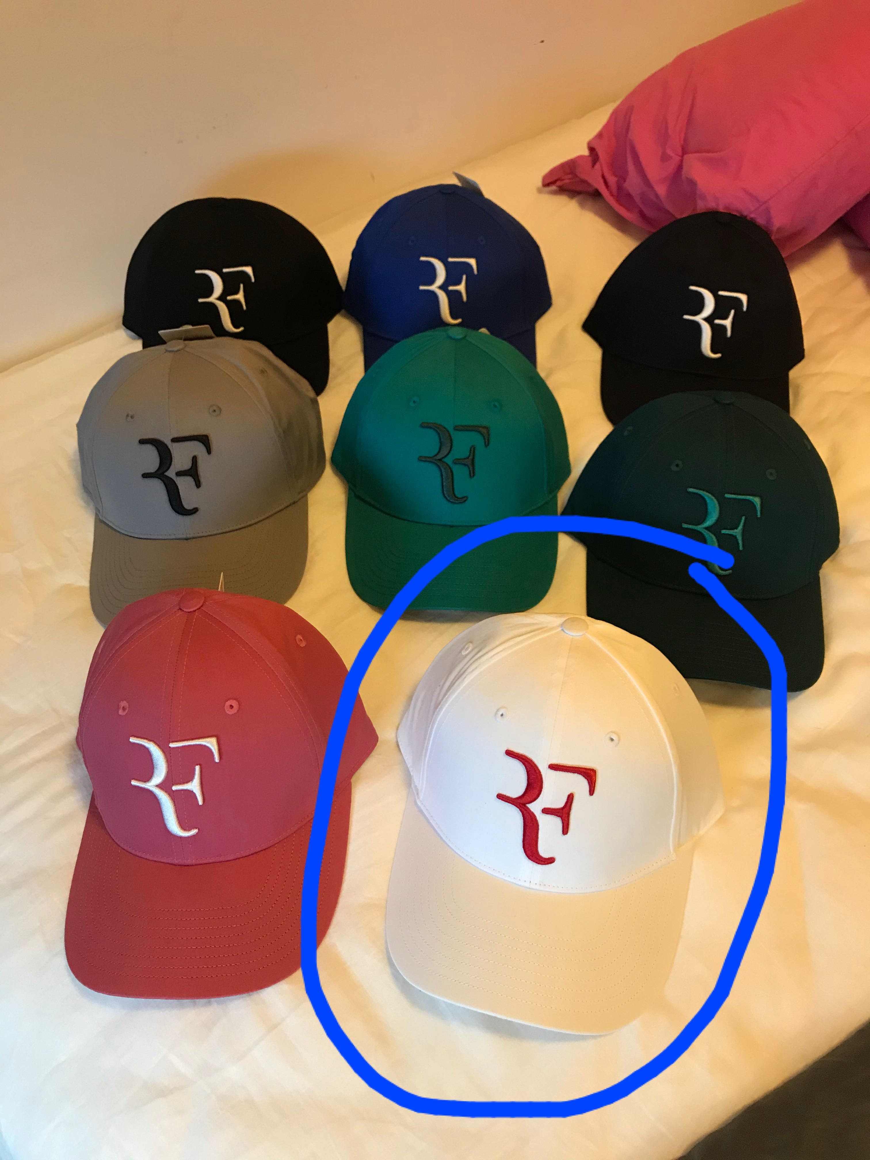 Roger Federer RF Uniqlo cap, Men's Fashion, Accessories ...