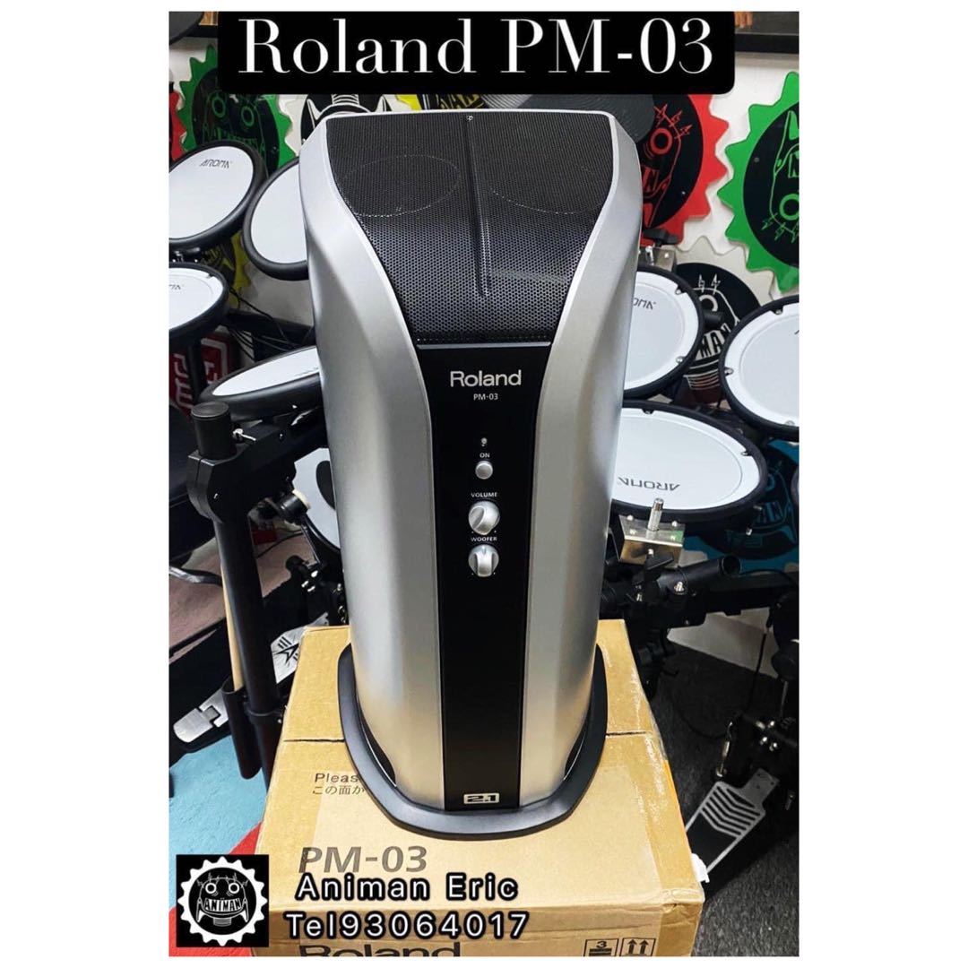 Roland Pm03 專業監聼電子鼓音箱 , 興趣及遊戲, 音樂、樂器& 配件