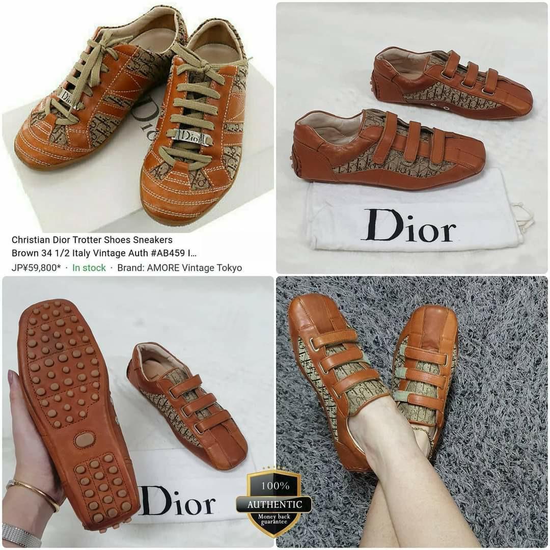 Sale Authentic Christian Dior Diorissimo Sneakers Women S Fashion Footwear Sneakers On Carousell