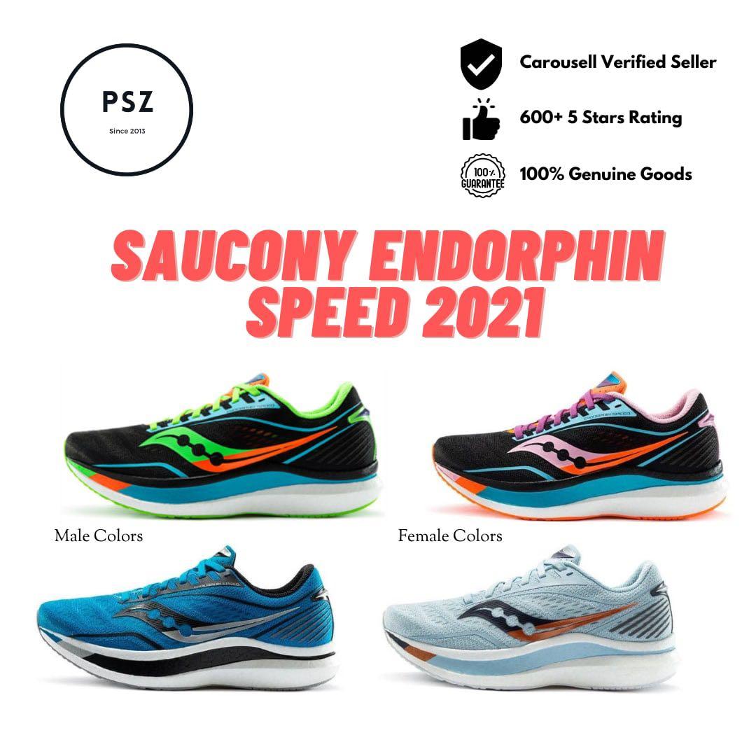 Buy > saucony endorphin speed blue > in stock