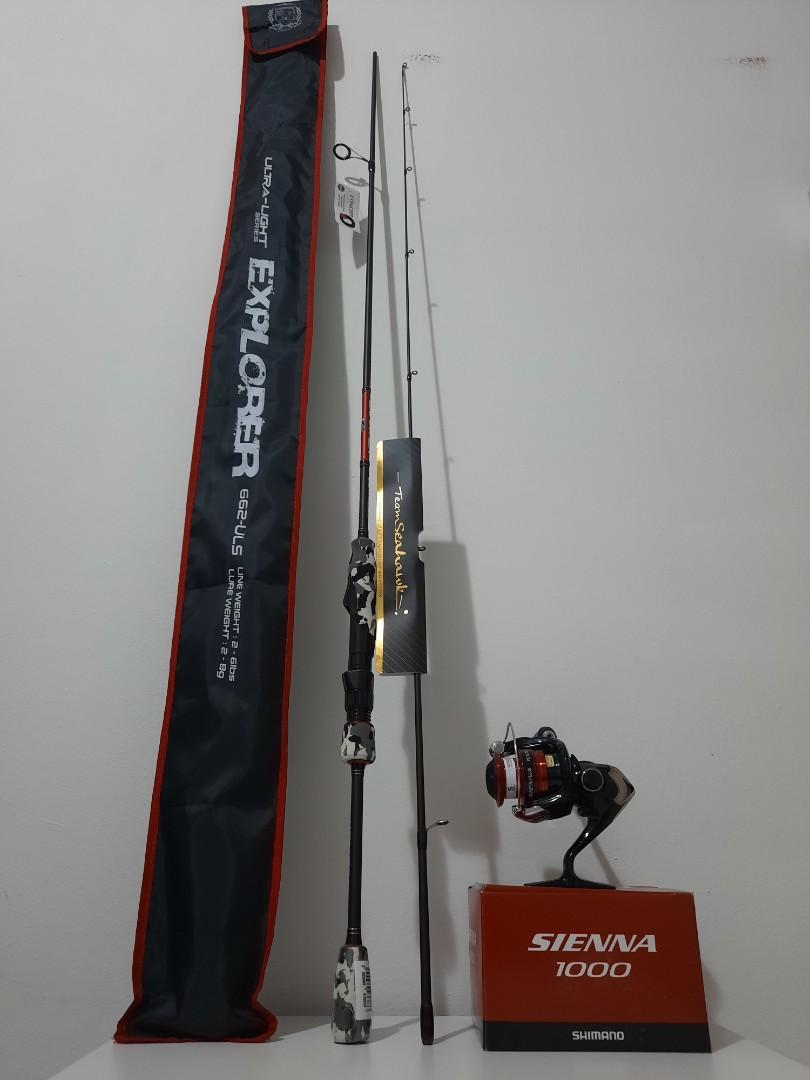 Seahawk Explorer Ultra Light Fishing Rod & Shimano Sienna FG 1000