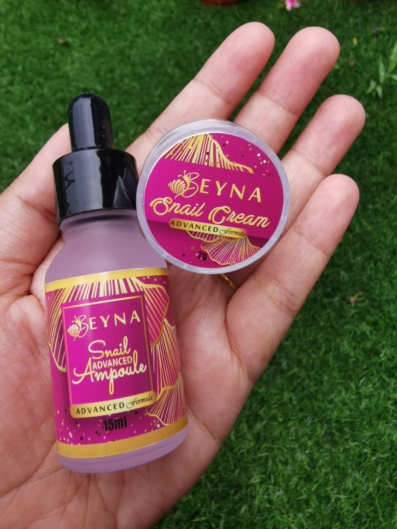 Snail Ampoule Skincare Set Snail Cream Snail Serum Breakouts Pimples Jerawat Beyna Legacy 蜗牛安瓿 Beauty Personal Care Face Face Care On Carousell