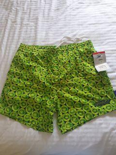 Speedo Beach Shorts green kiwi print