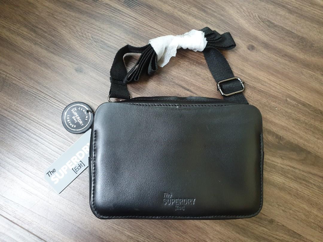 Superdry leather 2025 bag