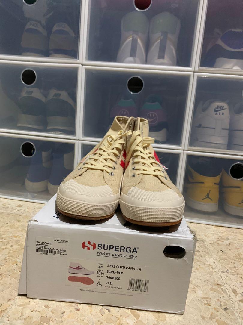 Superga 2759 Cotu Panatta Ecru Red Salefeb Fesyen Pria Sepatu