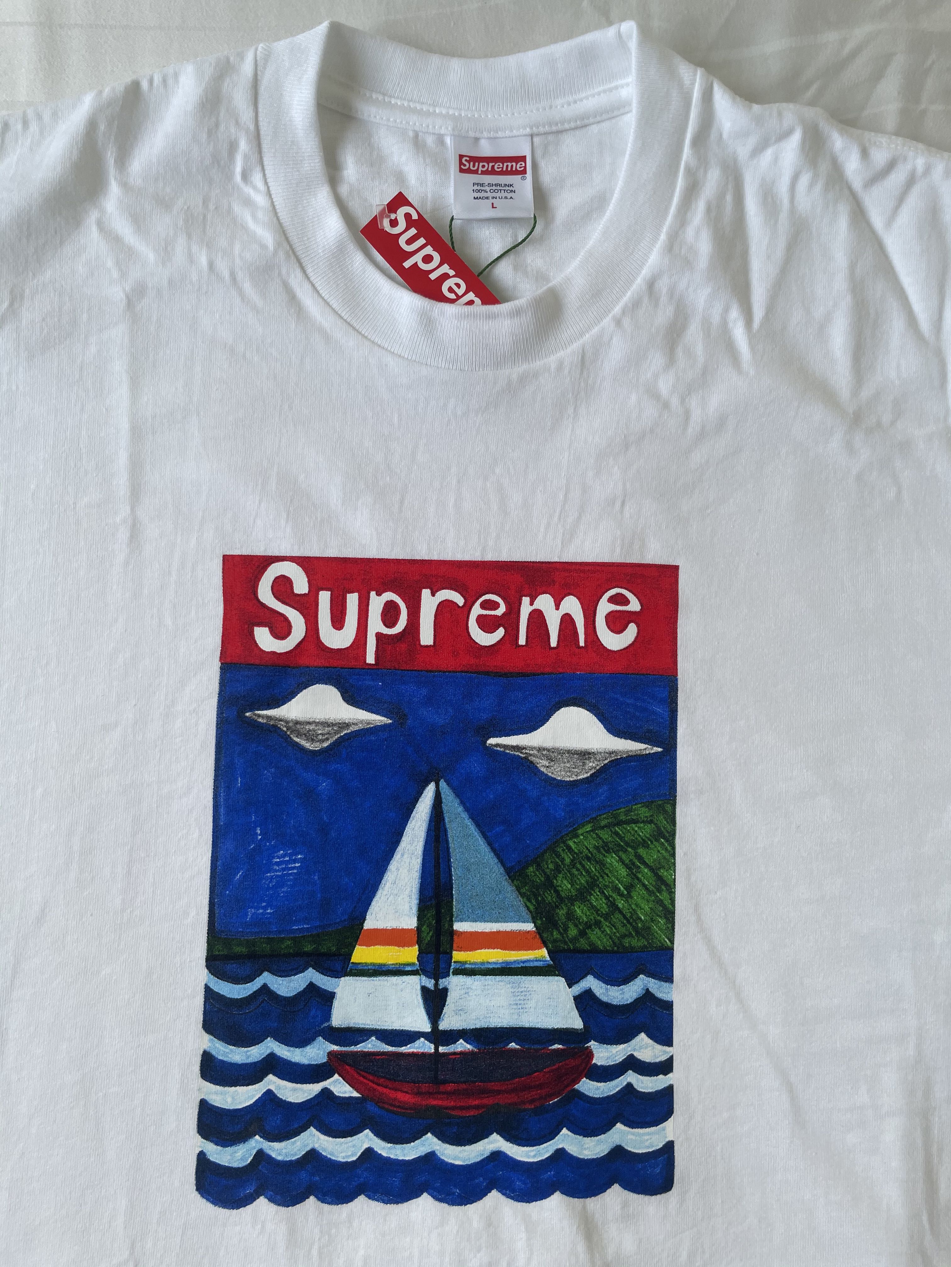 Supreme sailboat tee sale