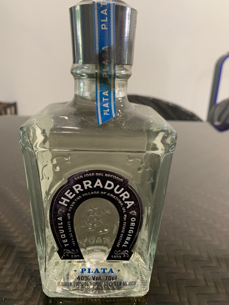 Tequila Herradura Plata Food Drinks Beverages On Carousell