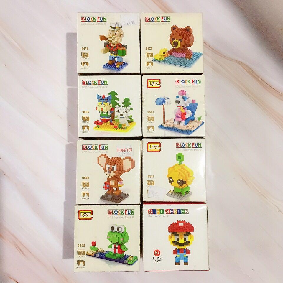 Tom & Jerry Shin Chan Popeye Keropi Mario Nano Block Sembo Block Building  Block, Hobbies & Toys, Toys & Games On Carousell