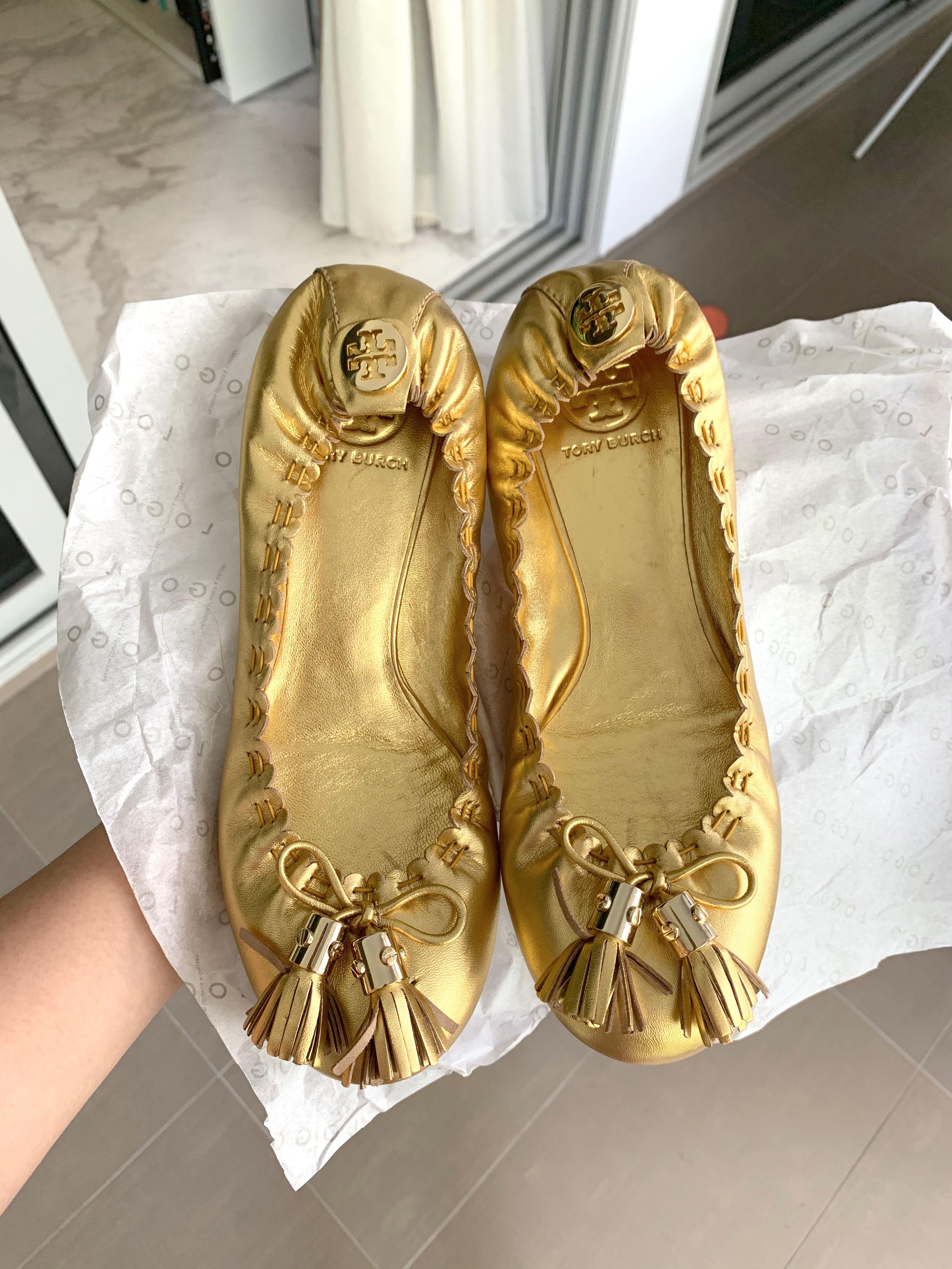 Tory burch discount reese tassel flats