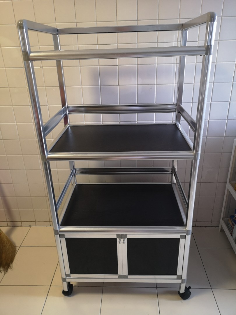 Used kitchen rack, Furniture, Shelves & Drawers on Carousell