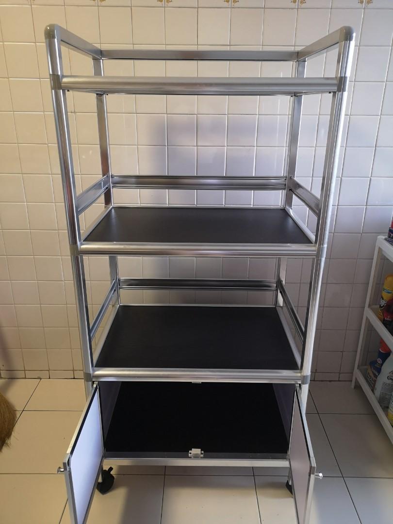 Used kitchen rack, Furniture, Shelves & Drawers on Carousell