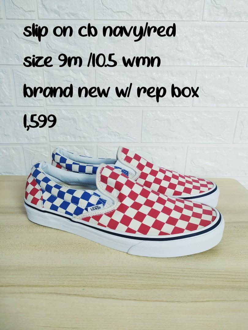 checkered vans size 1