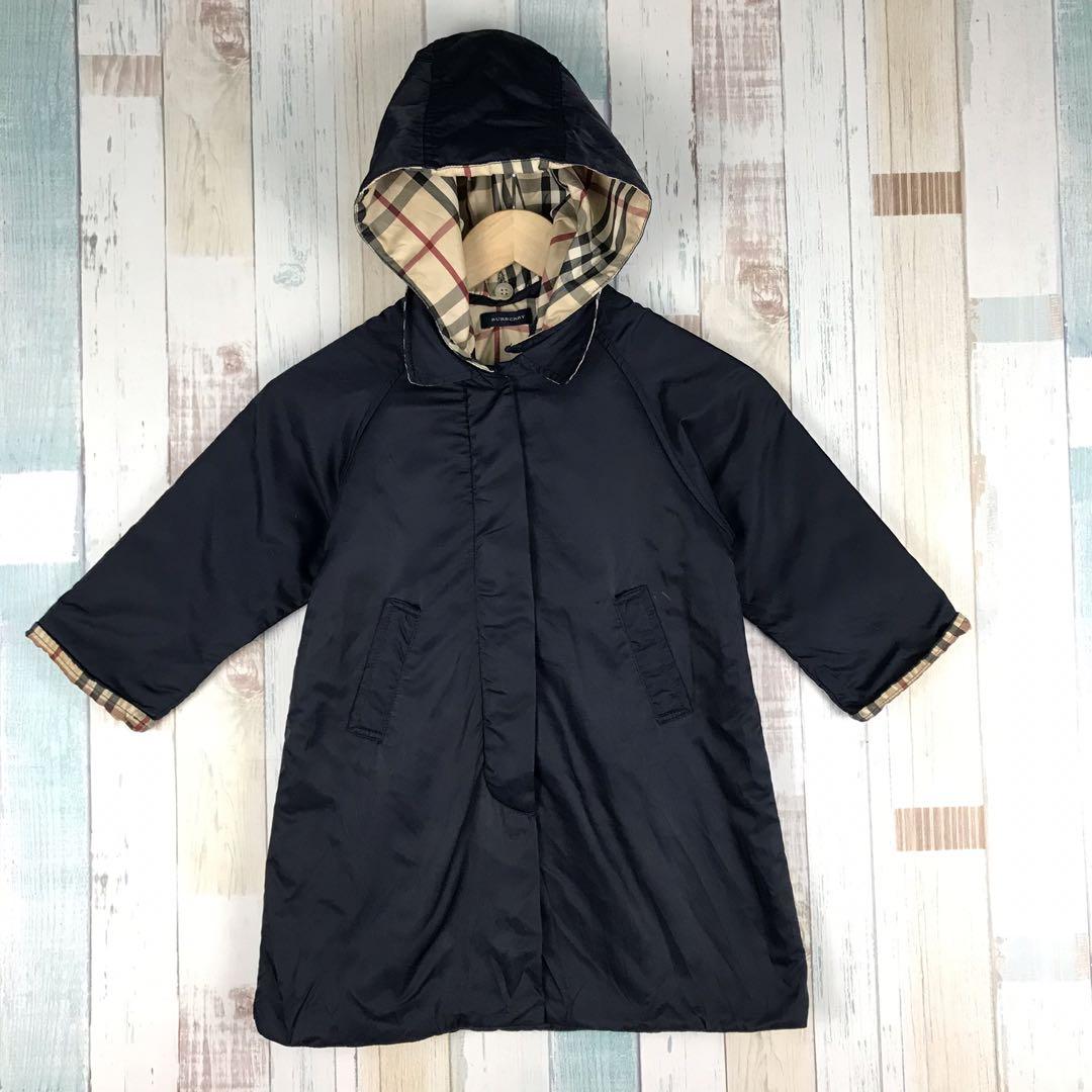 Vintage Burberry Hoodie Long Jacket For Kids