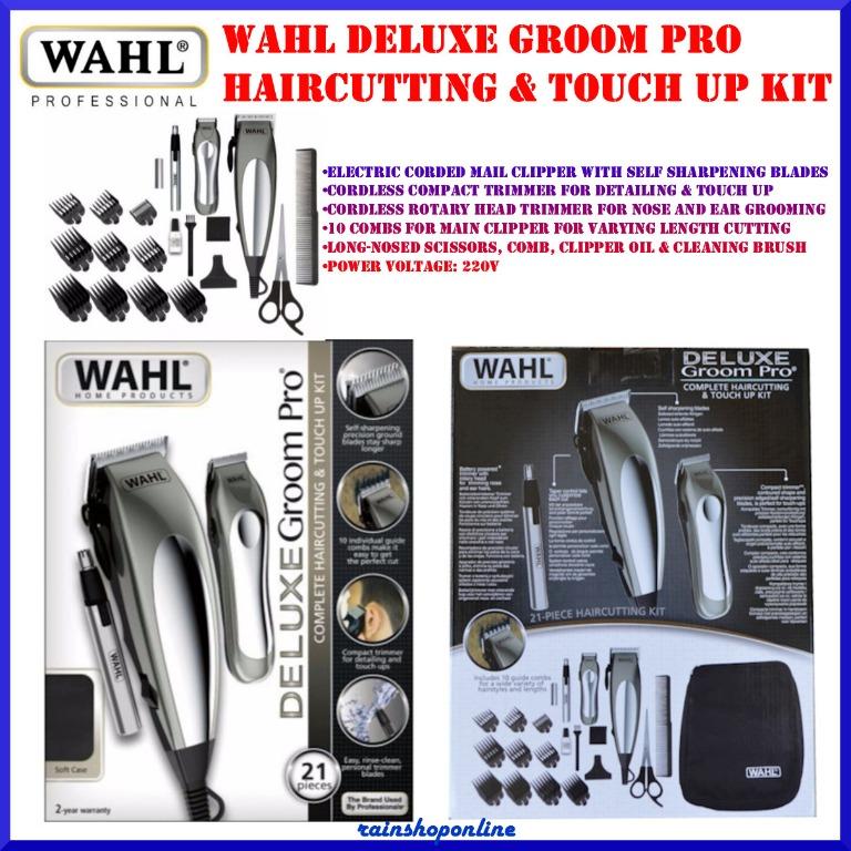 wahl clipper kit deluxe men's gift set