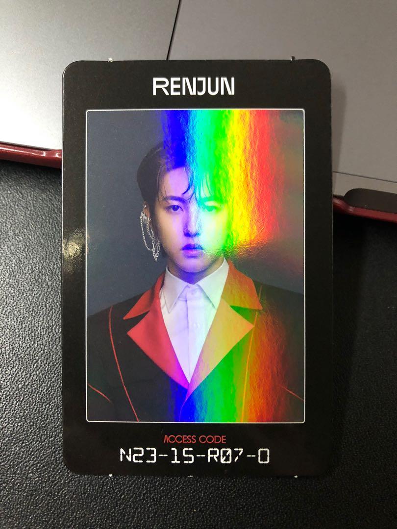 WTT nct 2020 resonance part 2 (arrival version) RENJUN access card ...