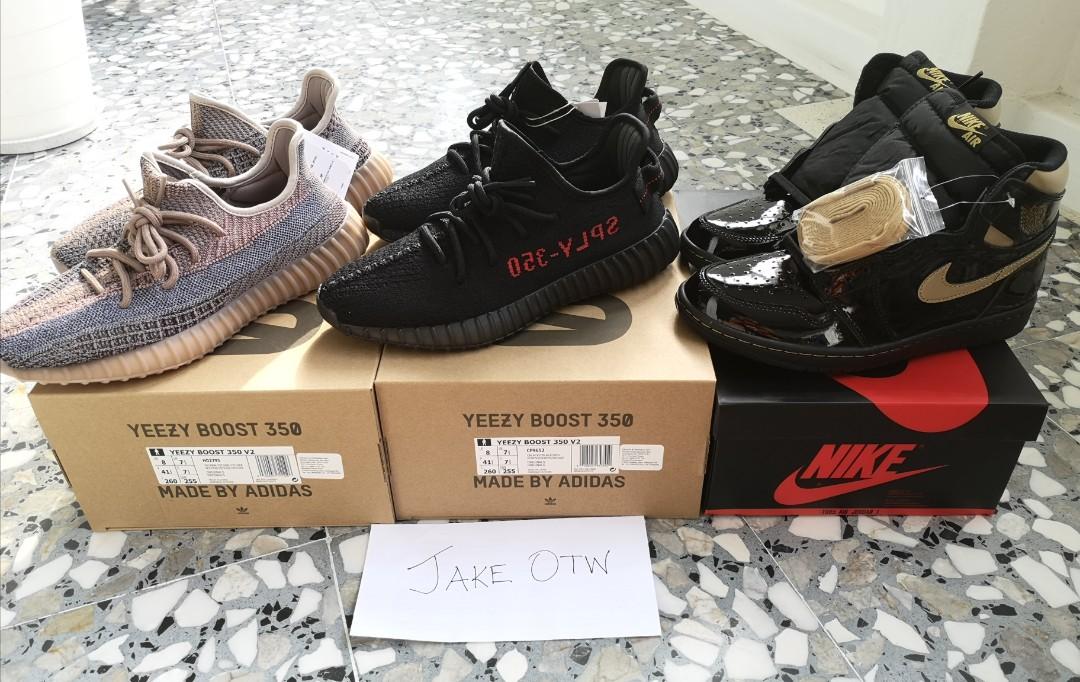 black and gold yeezy