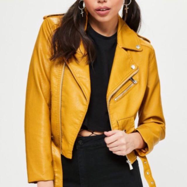 Zara mustard on sale yellow jacket