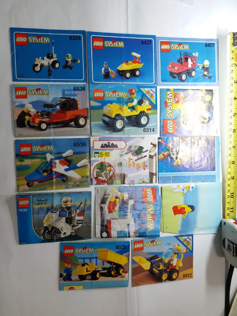 約90年代lego catalog說明書, 請參照相片判斷狀態, 可郵寄或牛頭角地鐵站交收, 興趣及遊戲, 玩具 & 遊戲類 Carousell