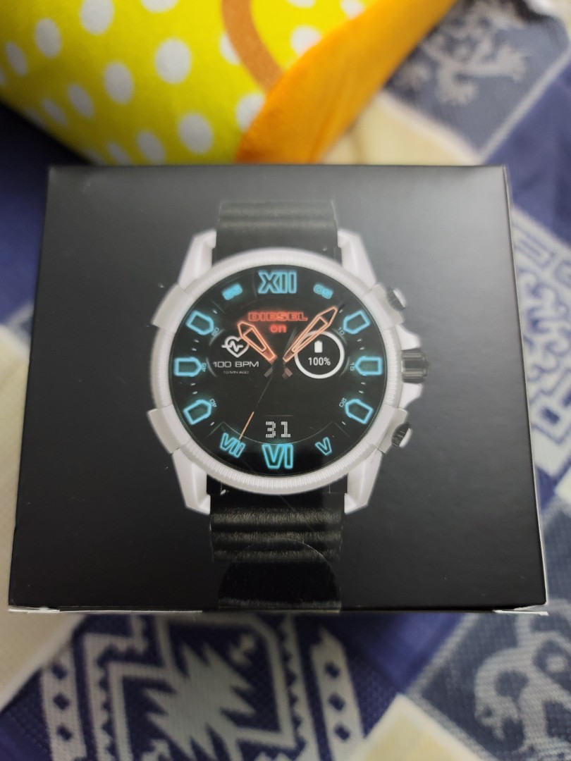 全新Diesel Full Guard Smartwatch (Black Leather DZT2008) 智能