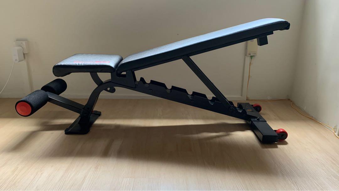 Adjustable weight bench used hot sale