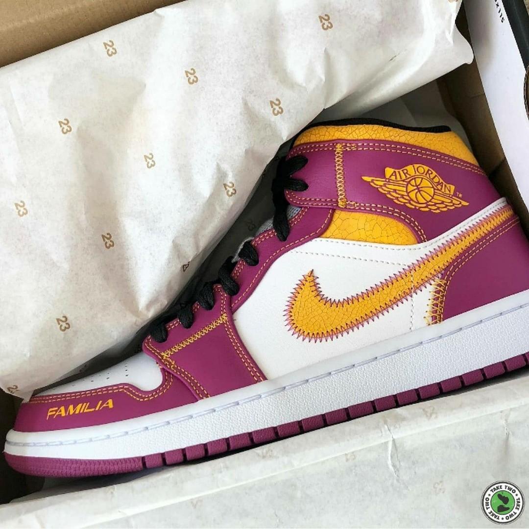 nike air jordan 1 mid familia