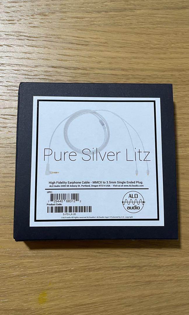 Alo Audio Pure Silver Litz (MMCX to 3.5mm), Audio, Portable Audio