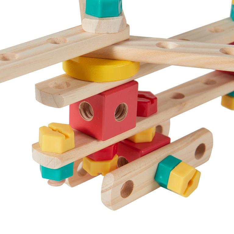 Wooden construction set kmart cheap
