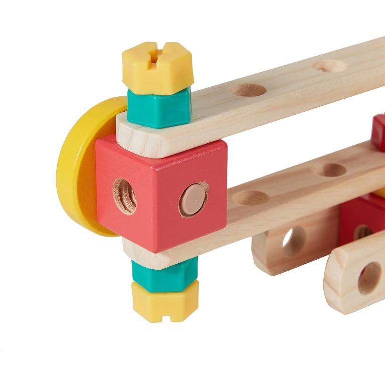 Wooden construction set kmart cheap