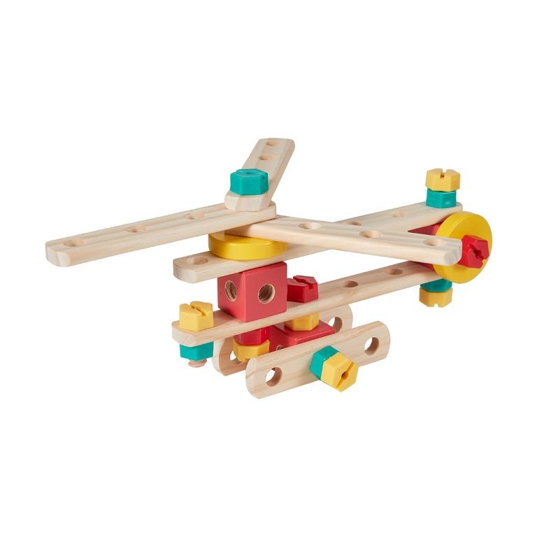 ANKO Wooden Construction Set Hobbies Toys Toys Games on