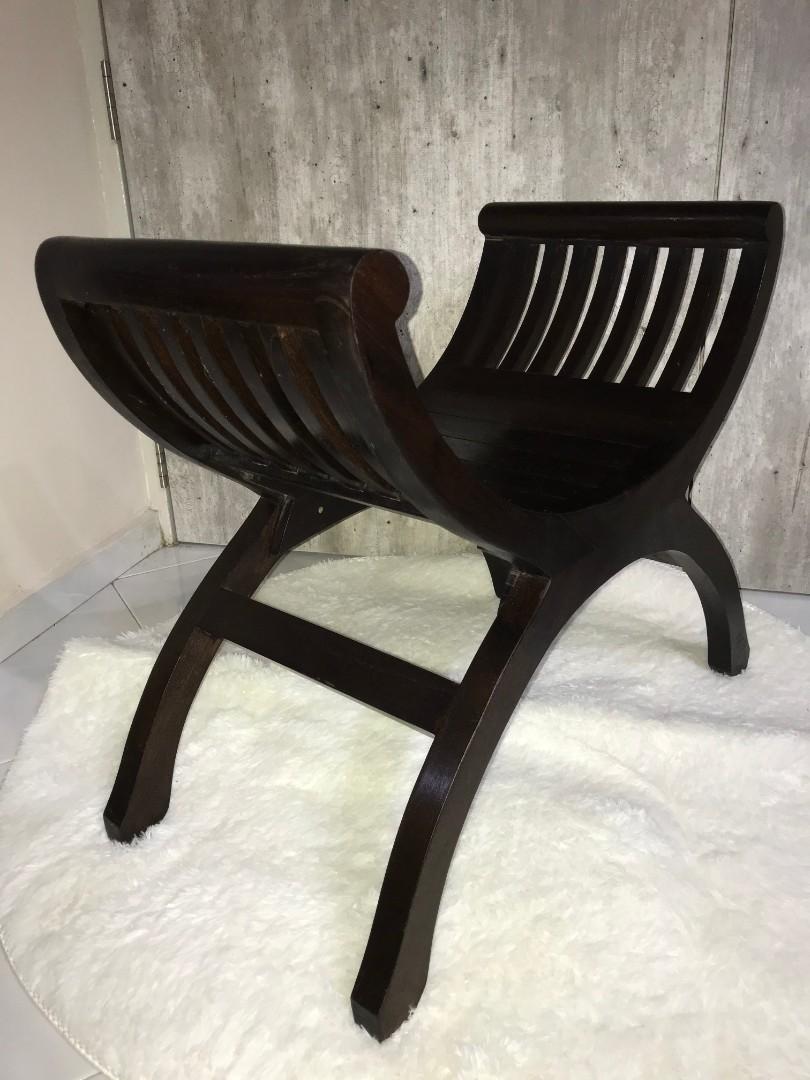 Antique Wooden U Shaped Chair Furniture Home Living Furniture