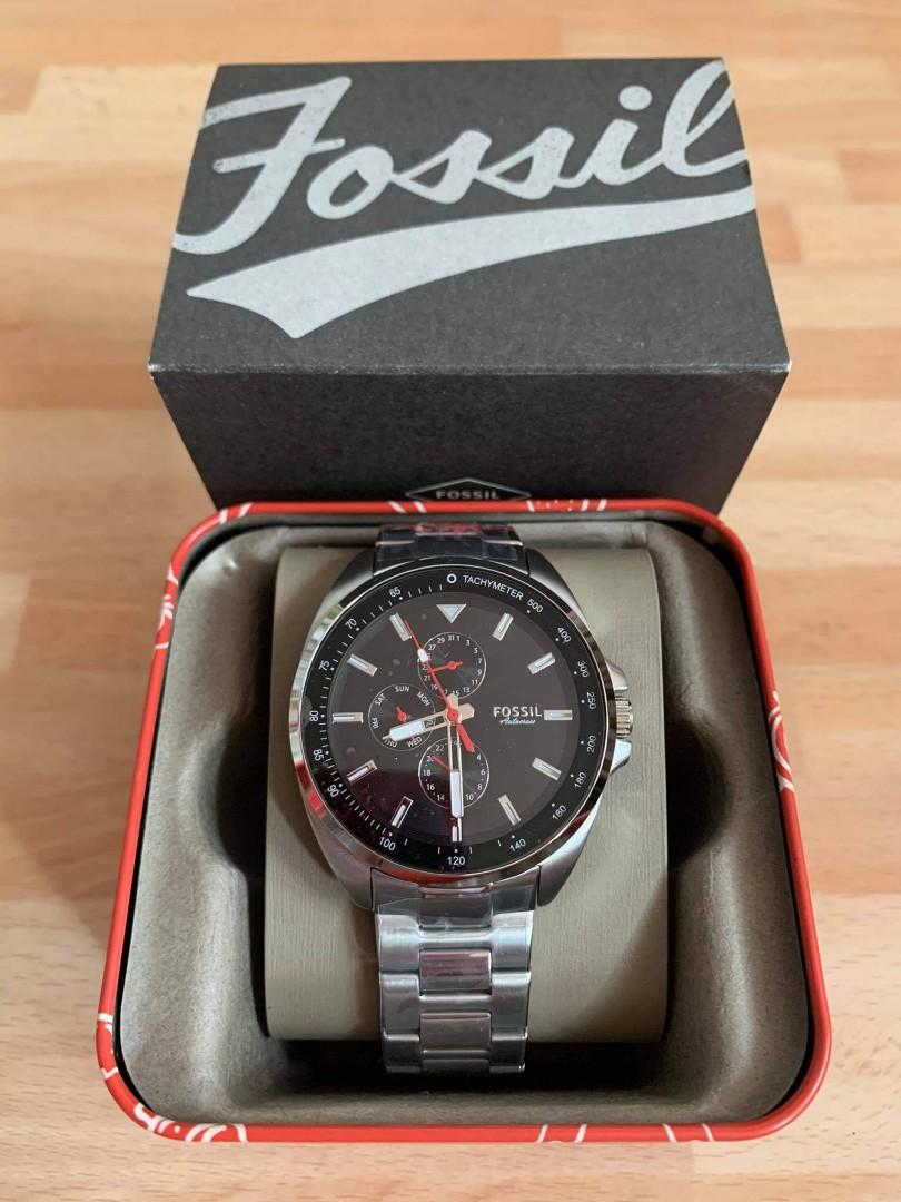 AUTOCROSS MULTIFUNCTION STAINLESS STEEL WATCH